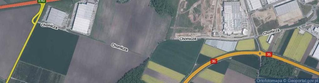 Zdjęcie satelitarne Chomicza Ryszarda ul.